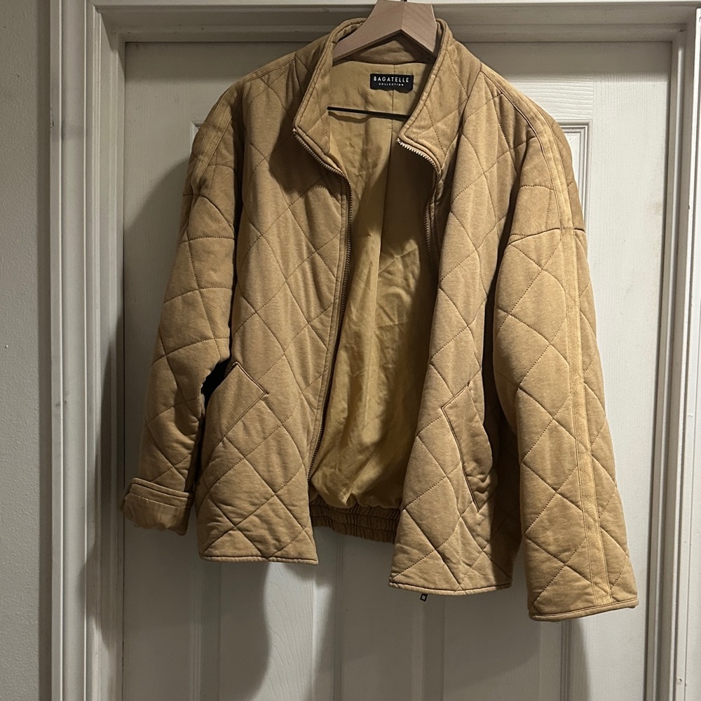 Tan Quilted Jacket